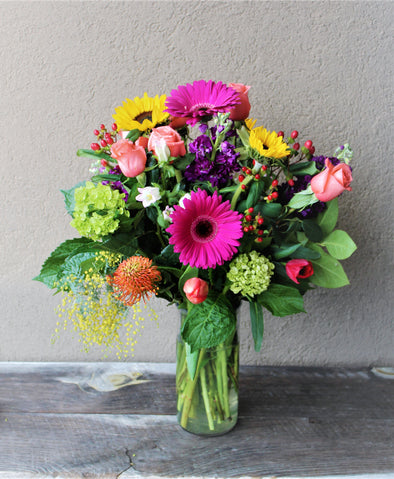 Seasonal Garden Mix with petal swatches